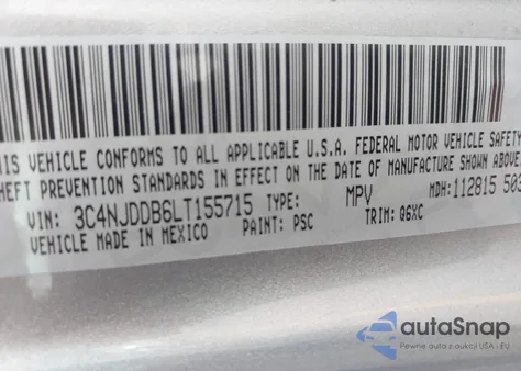 2020 Jeep Compass Trailhawk 4X4 из США, поврежденный, VIN 3C4NJDDB6LT155715